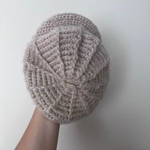 Fair weather tan color knit cap